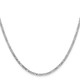 14K White Gold 22 inch 2.25mm Flat Figaro with Lobster Clasp Chain WFIG060-22
