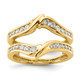 14K Lab Grown VS/SI FGH Dia Ring Guard RM9323B-062-YLG