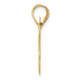 14k Polished Number 85 Pendant APN85