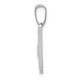 14KW White Gold Script Letter W Initial Pendant YC993WW