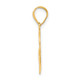 14k Polished Number 52 Pendant APN52