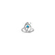 Sterling Silver Rhodium-plated Family Jewelry Ring XMR3/1SS-7