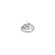 Sterling Silver Rhodium-plated Family Jewelry Ring XMR5/1SS-7