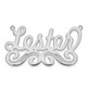14k White Gold Large Polished Name Plate XNA1059W
