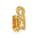 14k 7x5mm Oval Citrine pendant XP422CI