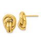 14k Polished Love Knot Hollow Post Earrings TL1171