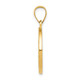 14k Polished and Satin St Nicholas Medal Hollow Pendant XR1371