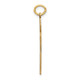 14K Laser Designed Passion Cross Pendant XR1038