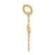 14k Small Polished Cross Charm XR201