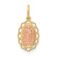 14k Two-tone Guadalupe Pendant XR1252