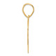 14k Polished Number 62 Pendant APN62