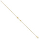 10k Polished Arrow 9in Plus 1in ext. Anklet 10ANK275-9