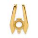 14k Holds 6.5mm Stone, Chain Slide Mounting XS657
