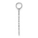 14k White Gold Double Palm Trees Pendant C3324W