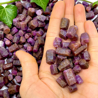 100 Gram Lot Of Natural Ruby Crystals from Madagascar- 12154