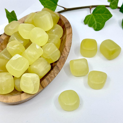 Lemon Calcite Tumble- 12272 Lemon Calcite Tumble- 12272