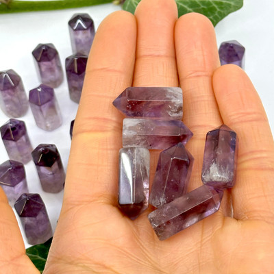 Mini Amethyst Point Tower with Phantom- 12763 Mini Amethyst Point Tower with Phantom- 12763