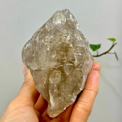 Smoky Elestial (skelatal) Quartz from Brazil- 13484