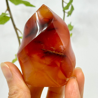 Natural Carnelian Flame from Madagascar- 13529