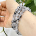 Natural Black Tourmaline Quartz 8mm Bracelet-11683