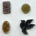 4 Pieces of Mini Rainbow Druzy Mix Shape Cabochons- 12919