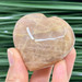 Peach Moonstone Heart-12941