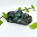 Freestanding Carved Emerald on Mica and Quartz from Brazil-13029
