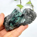 Freestanding Carved Emerald on Mica and Quartz from Brazil-13029
