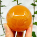 Orange Calcite Sphere from Mexico- 13102