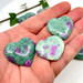 Ruby Fuchsite Heart 1.5 inch- 13214