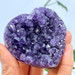 Dark Purple Amethyst Heart from Uruguay- 13355