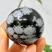 Snowflake Obsidian Sphere- 13396