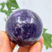 Dark Lepidolite Sphere - 13420