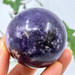 Dark Lepidolite Sphere - 13420