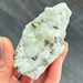 Green Datolite Cluster with Pyrite from Mexico-13441