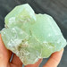Green Datolite with Druzy Calcite Cluster from Mexico-13443