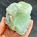 Green Datolite with Druzy Calcite Cluster from Mexico-13443