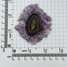 High Quality 2.75" Polished Stalactite Slice Flower Amethyst From Uruguay- 13471
