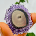 High Quality  1.9" Polished Stalactite Slice Flower Amethyst From Uruguay- 13475