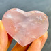 High Quality Rose Quartz Heart- 13606