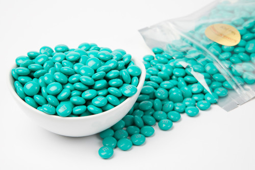 Aqua Green Milk Chocolate M&M's Candy (5 Pound Bag)