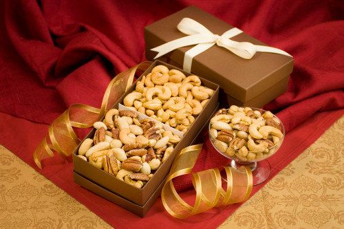 Cashew & Mixed Nuts Gift Box Duo (Salted)