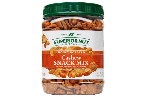 Honey Roasted Cashew Snack Mix, 28oz Jar