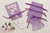 Purple Organza Party favor Bags (pack of 10)