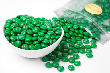 Bulk Dark Green M&M's 5lbs   – /SnackerzInc.
