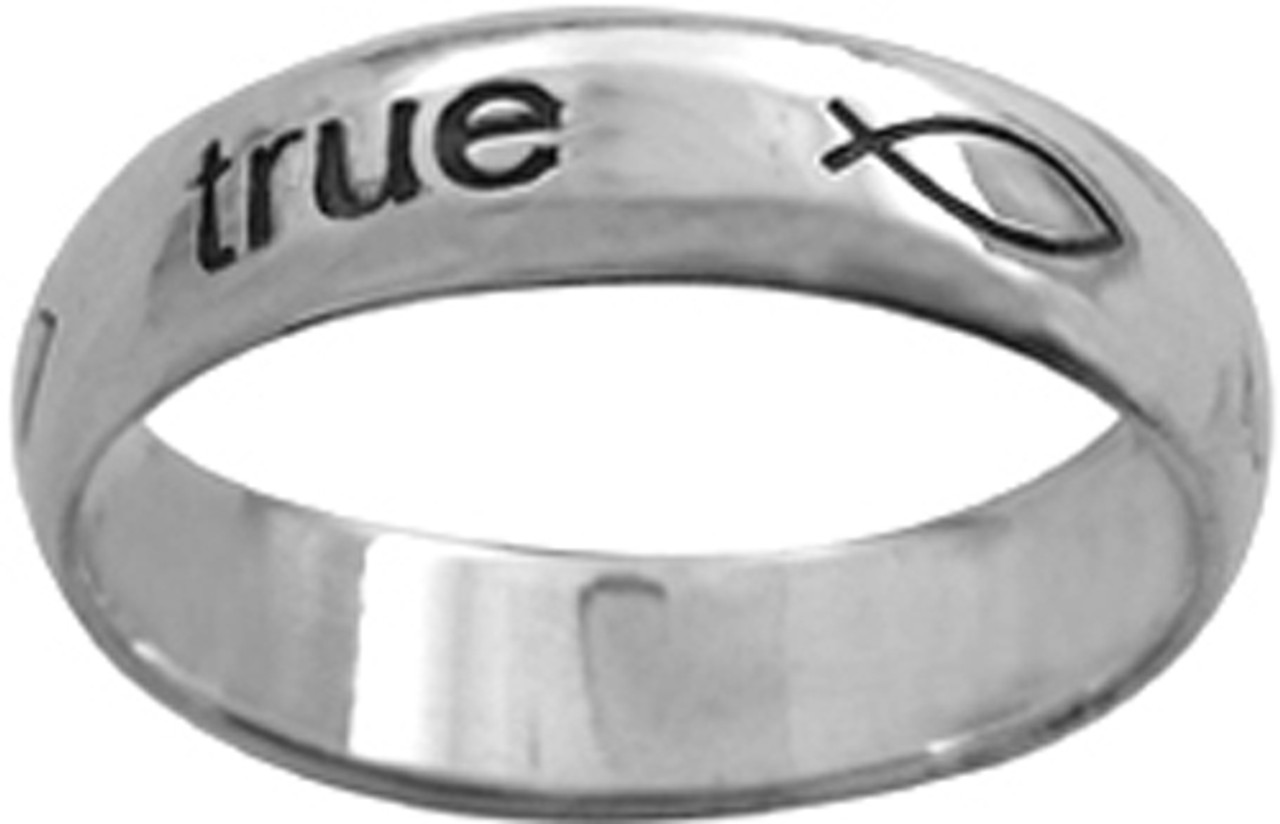 True Love Waits Purity Ring in Sterling Silver