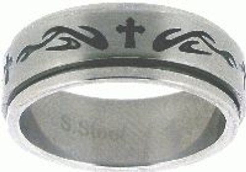 RING-JESUS-SPIN-STYLE 380-SIZE  7 