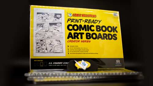 Blue Lined Art Boards - 200 Creator Series