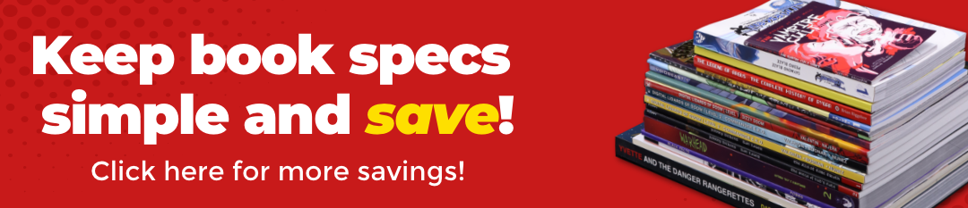 Keep book specs simple and save on Graphic Novels!