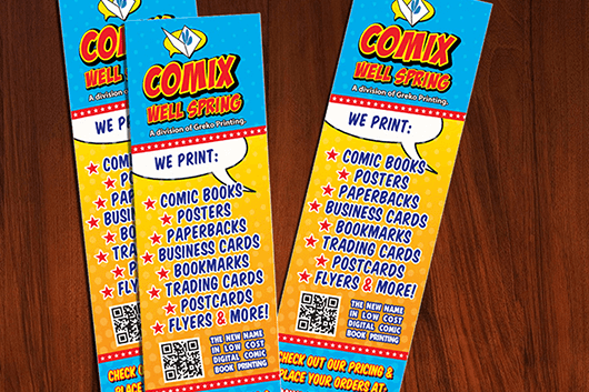 UPDATED Comic Book Pages Bookmarks 